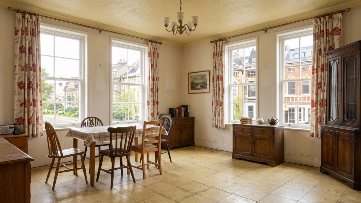 Chelsea dining room before